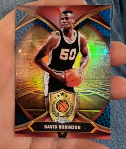 2024-25 Topps Chrome Ball of Duty #BOD-25 David Robinson — front