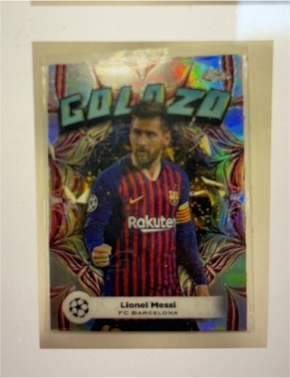 2023-24 Topps Chrome UEFA Club Competitions #GL-5 Lionel Messi Golazo — front