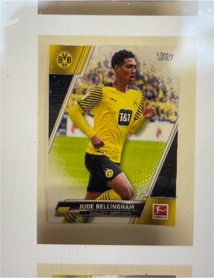 2021-22 Topps Chrome Bundesliga #31 Jude Bellingham Borussia Dortmund — front