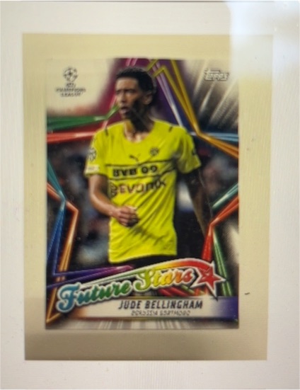 2021-22 Topps Chrome UEFA Champions League #FS-03 Jude Bellingham Future Stars Borussia Dortmund — front