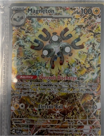 2024 Pokémon Scarlet & Violet Surging Sparks #159 Magneton — front