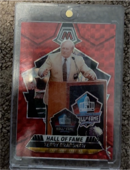 2024 Panini Mosaic #296 Terry Bradshaw Hall of Fame — front