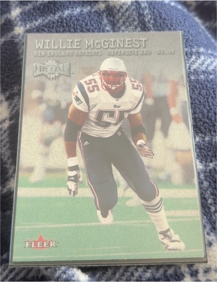 2000 Fleer Metal #93 Willie McGinest — front