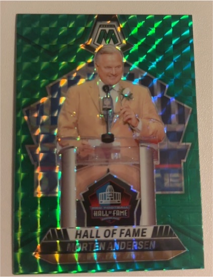 2024 Panini Mosaic #294 Morten Andersen Hall of Fame — front
