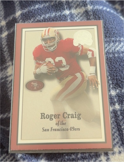 2000 Fleer Greats of the Game #21 Roger Craig — front