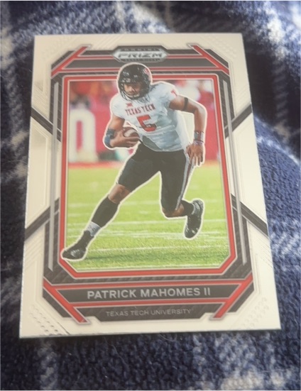 2023 Panini Prizm Draft Picks #81 Patrick Mahomes II Texas Tech University — front