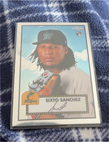 2021 Topps Chrome Platinum Anniversary #17 Sixto Sanchez — front