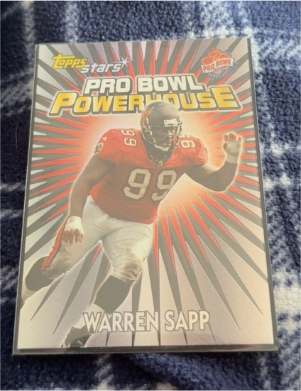 2000 Topps Stars Pro Bowl Powerhouse #PB2 Warren Sapp — front
