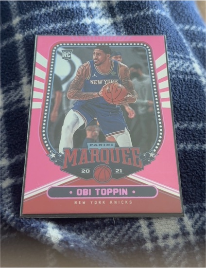 2020-21 Panini Chronicles Marquee #258 Obi Toppin — front