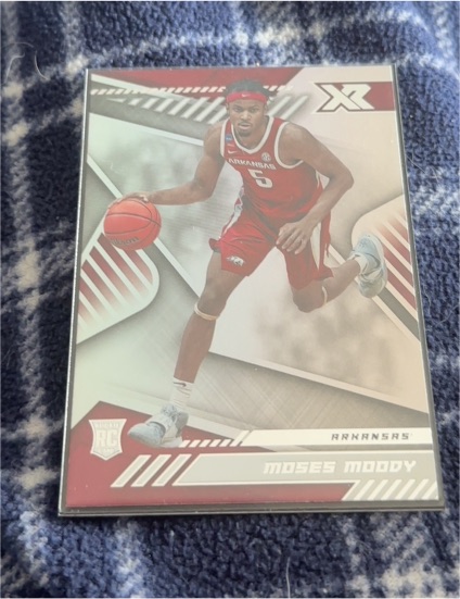 2021-22 Panini Chronicles Draft Picks XR #171 Moses Moody — front
