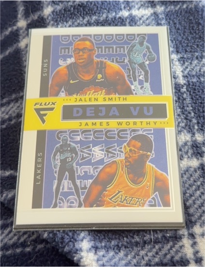 2020-21 Panini Flux Deja Vu #38 Jalen Smith James Worthy — front