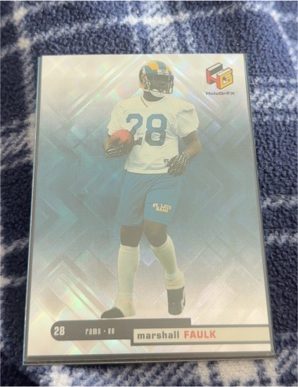 1999 Upper Deck HoloGrFX #47 Marshall Faulk — front