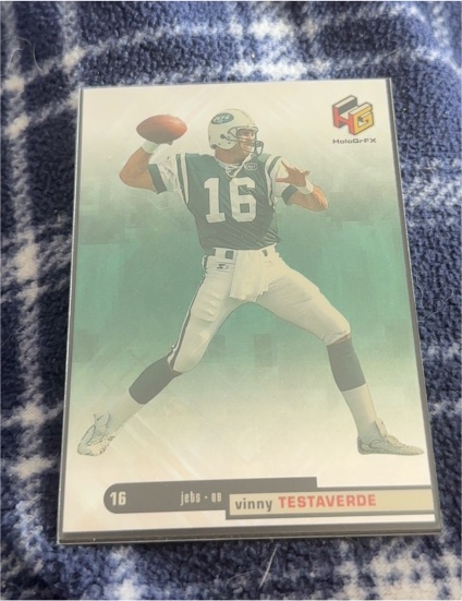 1999 Upper Deck HoloGrFX #16 Vinny Testaverde — front