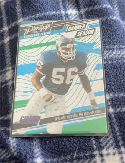 2019 Panini Prestige Banner Season #BS-LT Lawrence Taylor — front