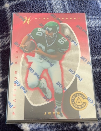 1997 Pinnacle Certified #80 Wayne Chrebet — front