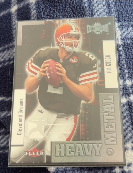 2000 Fleer Metal Heavy Metal #10 Tim Couch — front