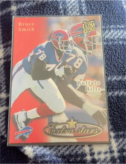 1995 Fleer Ultra Extra Stars #477 Bruce Smith — front