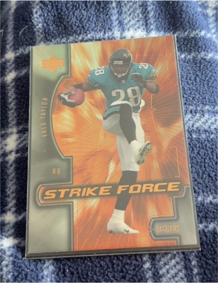2000 Upper Deck Strike Force #SF1 Fred Taylor — front