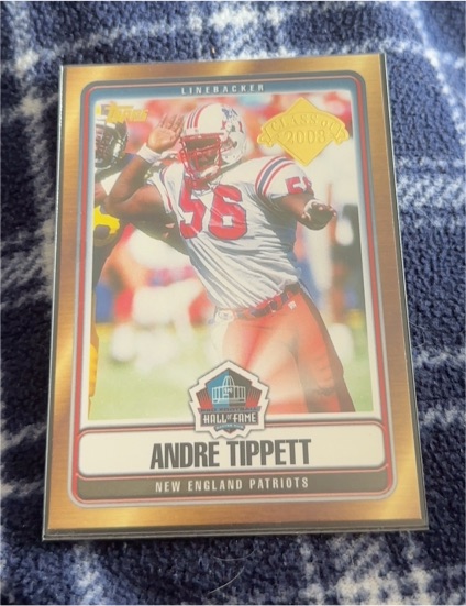 2008 Topps #HOF-AT Andre Tippett — front