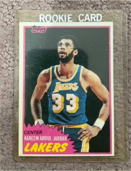 1981-82 Topps #20 Kareem Abdul-Jabbar — front