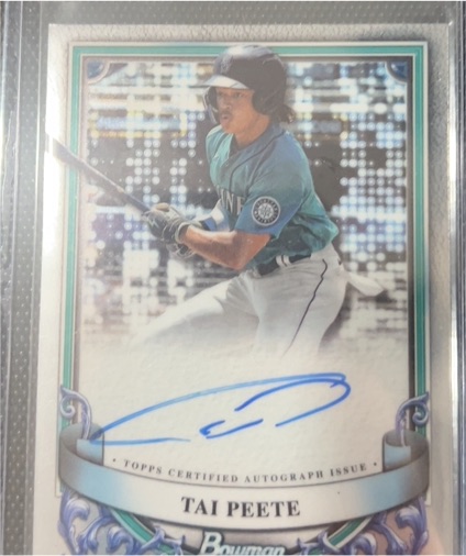 2024 Bowman Sterling #PA-TP Tai Peete — front