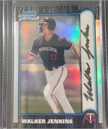 2024 Bowman Chrome 25th Anniversary #BC25-25 Walker Jenkins — front