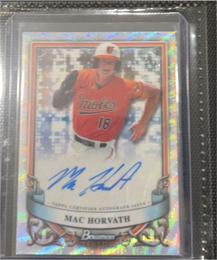 2024 Bowman Sterling #PA-MH Mac Horvath — front