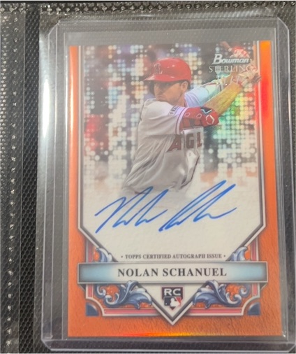 2024 Bowman Sterling #RA-NS Nolan Schanuel — front