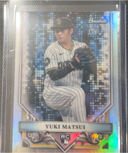 2024 Bowman Sterling #BSR-15 Yuki Matsui — front