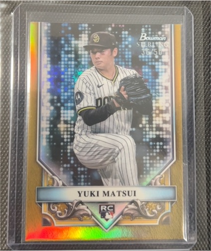 2024 Bowman Sterling #BSR-15 Yuki Matsui — front