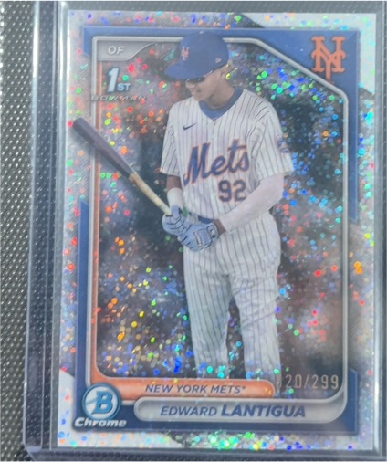 2024 Bowman Chrome #BCP-246 Edward Lantigua — front
