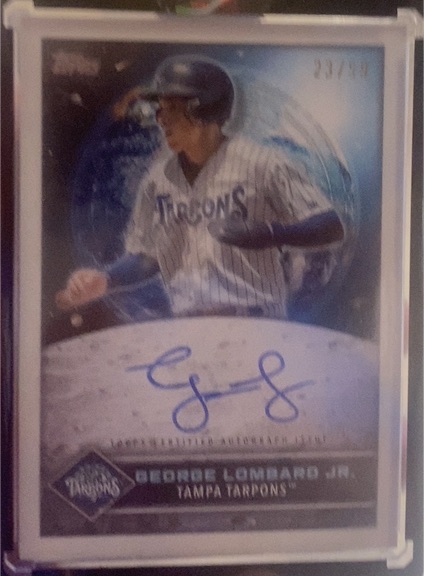 2024 Topps Pro Debut #Future Cornerstones Auto George Lombard Jr. — front