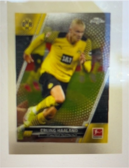 2021-22 Topps Chrome Bundesliga #30 Erling Haaland — front