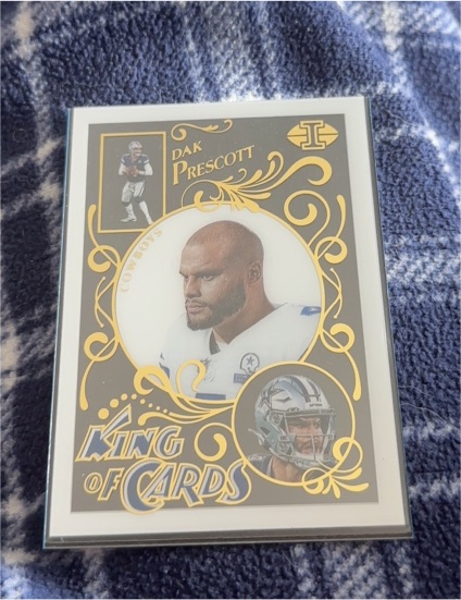 2021 Panini Illusions King of Cards #KC-10 Dak Prescott — front