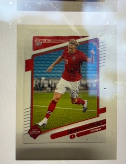 2021-22 Donruss Road To Qatar #100 Erling Haaland Norway — front