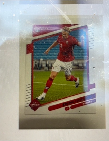2021-22 Donruss Road to Qatar #100 Erling Haaland Norway — front