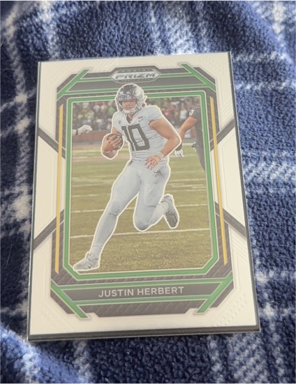 2023 Panini Prizm Draft Picks #60 Justin Herbert — front