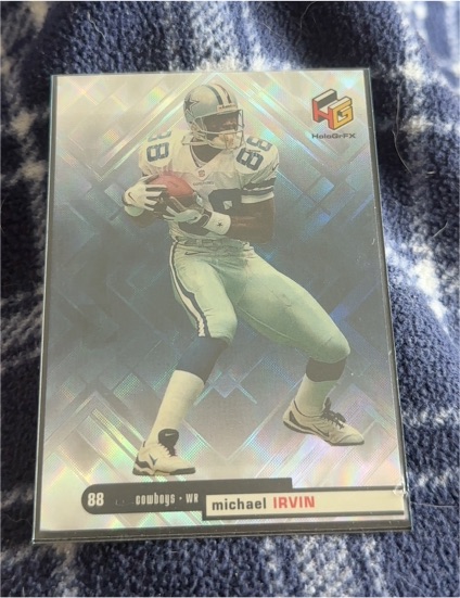 1999 Upper Deck HoloGrFX #13 Michael Irvin — front