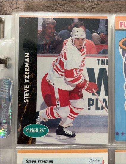 1991-92 Parkhurst #44 Steve Yzerman — front