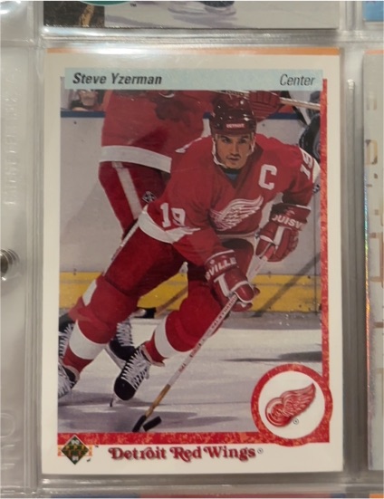 1990-91 Upper Deck #56 Steve Yzerman — front