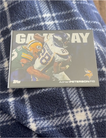 2011 Topps Game Day #GD-AP Adrian Peterson — front