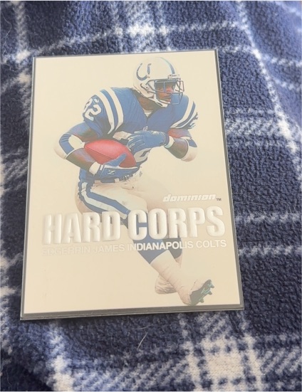 2000 Skybox Dominion Hard Corps #10HC Edgerrin James — front