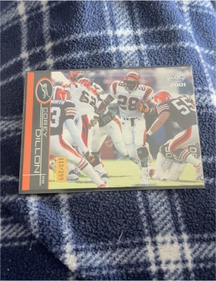 2001 Pacific #113 Corey Dillon — front