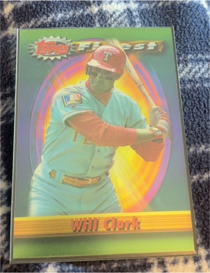 1994 Topps Finest #238 Will Clark — front