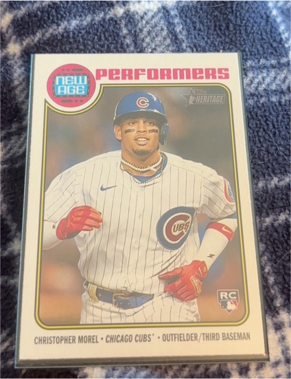 2023 Topps Heritage #NA-6 Christopher Morel — front