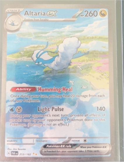 2023 Pokémon TCG Scarlet & Violet Paradox Rift #253/182 Altaria ex — front