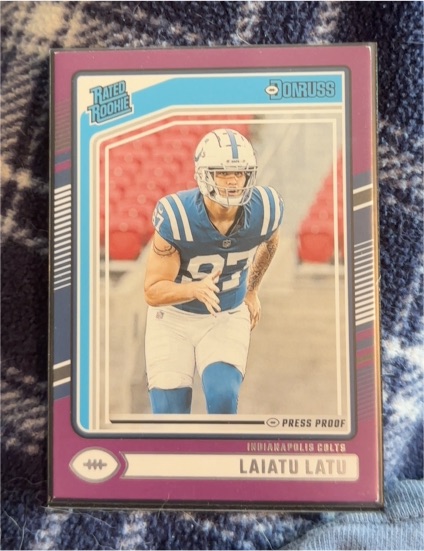 2024 Donruss #311 Laiatu Latu — front