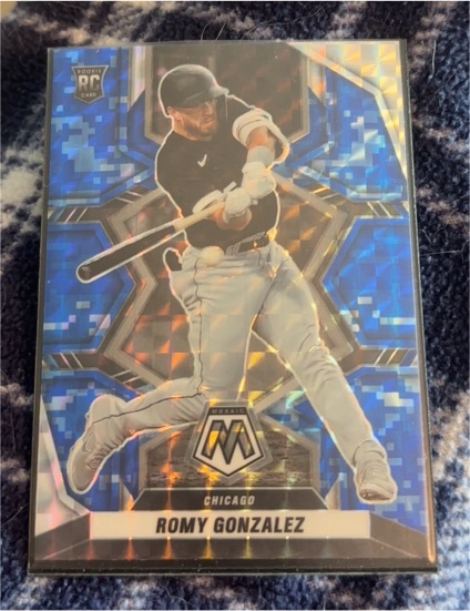 2022 Panini Mosaic #214 Romy Gonzalez Silver Rookie Chicago White Sox — front