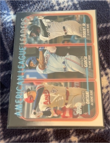 2024 Topps Series 1 #179 Shohei Ohtani / Adolis García / Luis Robert Jr. — front