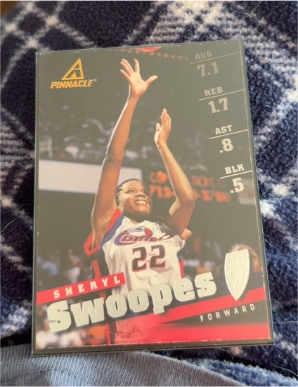 1998 Pinnacle WNBA #22 Sheryl Swoopes — front